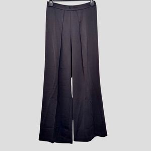 Lisa Rinna Collection Size 10 Black Wide Leg Pants NEW
